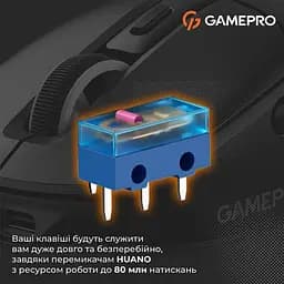Комп'ютерна мишка бездротова GamePro Genesis Airmaster Black (GM167B) - мініатюра 5