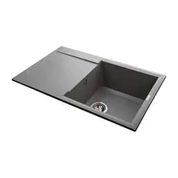 Гранітна мийка Globus Lux Komo сiрий камiнь 790x500мм-А0005 000011387, Сірий - мініатюра 3