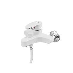 Змішувач для ванни Plamix Cezar-009 Euro SET white PM0692 Білий - мініатюра 6