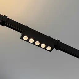 Магнітний світильник Skarlat RCD-MZ01 5x1.5W BK 3000K - мініатюра 6