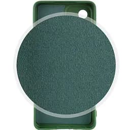 Чохол Silicone Cover Lakshmi Full Camera (A) для Tecno Pop 6 Pro Зелений / Dark green - мініатюра 2