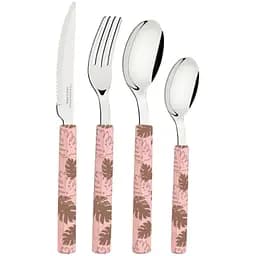 Набор столовых приборов из 16 предметов, на 4 человека Tramontina Bliss Pastel Pink (29899/129)