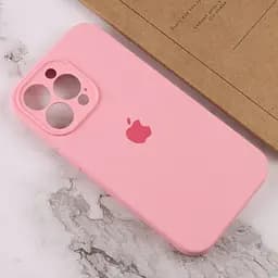 Чохол Silicone Case Full Camera Protective AA для Apple iPhone 14 Pro 6.1" Рожевий / Light pink - мініатюра 4