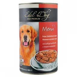 Вологий корм для собак Edel Dog 1200 г (кролик та рис)