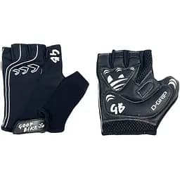 Велорукавиці Good Bike D-Grip короткий палець розмір XL чорні (94507Black-IS) - мініатюра 2