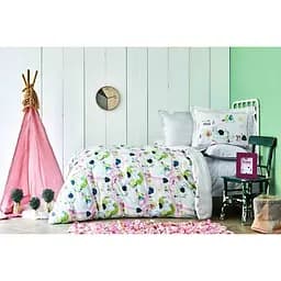 Комплект постільної білизни Karaca Home Forest yesil Підлітковий Зелений 000164658