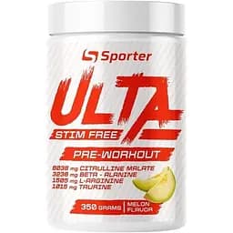 Предтренировочный комплекс Sporter Ulta Stim Free Дыня 350 г