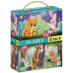 Пазл дитячий 2 в 1 DoDo Toys Літні вечори 36 елементів (300609)