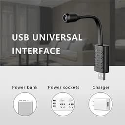 Міні wifi камера USB з гнучкою ніжкою Jianshu U21, 2 Мп, Full HD 1080P (100381) - мініатюра 3