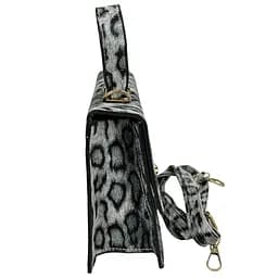 Жіноча сумка через плече крос-боді з екошкіри Lilly P1-369-9075LG Сіро-Леопардовий - мініатюра 10