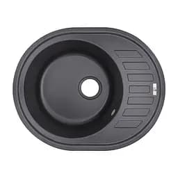 Кухонна мийка Lidz 620x500/200 BLA-03 (LIDZBLA03615500200), Чорний