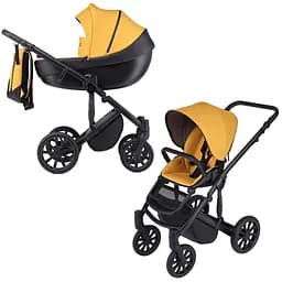 Универсальная коляска 2 в 1 Anex M-Type mt-01Q dune, желтая с черным (24932)