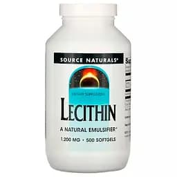 Лецитин Source Naturals Lecithin 1200 мг 500 капсул