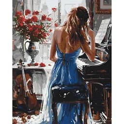 Картина по номерам Brushme Мелодичный момент 40x50 см