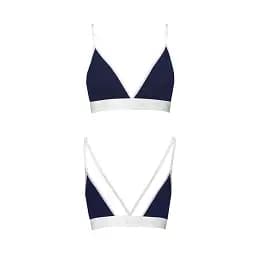 Спортивний топ із подвійними бретелями Passion PS007 TOP navy blue L - мініатюра 5