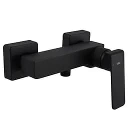 Змішувач для душа TOPAZ ODISS TO 08718-H52-BB чорний матовий комплект для ванної кімнати з душовою лійкою