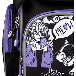 Рюкзак Yes Anime S-101 шкільний чорний з фіолетовим (559590) - мініатюра 9