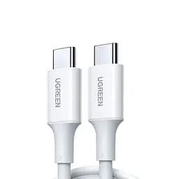 Кабель для быстрой зарядки Ugreen US300 Type-C to Type-C 5A 100 Вт 1 метр белый (60551)