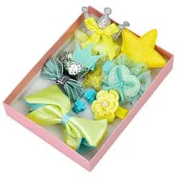 Набор аксессуаров для волос Bambi YG0058(Yellow) 10 заколок в комплекте