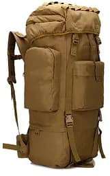 Великий рюкзак з дощовиком 65L Combat 32х20х75 см 000273559 - мініатюра 5