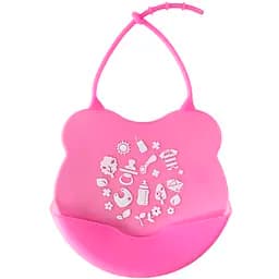 Слинявчик силіконовий Mega Zayka Міні MGZ-0604 (Pink)