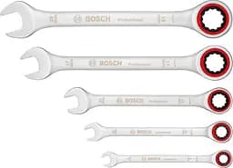 Ключі комбіновані Professional, 8,10,13,17,19мм, набір 5шт Bosch hoz0013895 - мініатюра 4