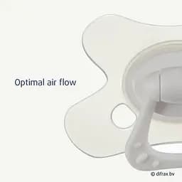 Пустушка силіконова Difrax Dental 6+ міс. Clay (800 Clay) - мініатюра 2