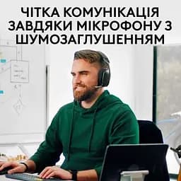 Bluetooth-гарнітура Logitech Zone Vibe Wireless UC Graphite (981-001199) - мініатюра 8