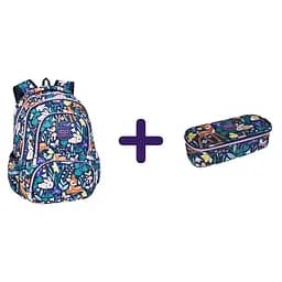 Набір: Рюкзак CoolPack Spіner Oh My Dear з термокишенею 24 л 41x30x13 см, M (F001664) + Пенал на блискавці CoolPack Campus Oh My Dear з органайзером для ручок 23х9х5 см (F062664)
