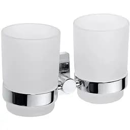 Склянка з тримачем Bemeta Beta подвійна скло 132110022 білий