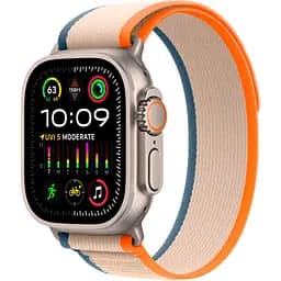 Смарт-годинник Apple Watch Ultra 2 49mm Titanium Case with Orange/Beige Trail Loop S/M (MRF13) [92637]