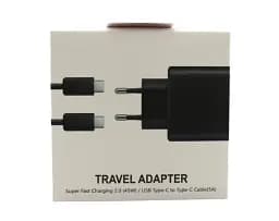 Зарядка для пристрою Adapter PRC 9176 потужність 45 Вт 5А + кабель Type-C USB швидкий заряд чорний - мініатюра 8