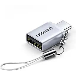 Адаптер перехідник Ugreen US270 OTG Type-C USB 3.0 (50283) сріблястий