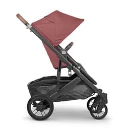 Прогулянкова коляска Uppababy Cruz V2 - Lucy + люлька Uppababy Carrycot Lucy Rosewood Melange Carbon Frame - мініатюра 3