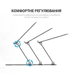 Підставка для ноутбука OfficePro 17,3" Grey (LS111G) - мініатюра 11