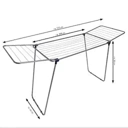 Сушарка для білизни підлогова Casa Si Merkur Pure 18m Silver (CS92235S04C) - мініатюра 2