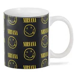 Кружка GeekLand Nirvana Нірвана фон Logo - мініатюра 2