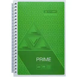 Зошит Buromax Prime на пружині А5, 96 аркушів салатовий (BM.24551101-15)