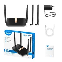 WiFi 5 Mesh 4G LTE-маршрутизатор Cudy LT500D CAT4 дводіапазонний АС1200 (73-00509) - мініатюра 5