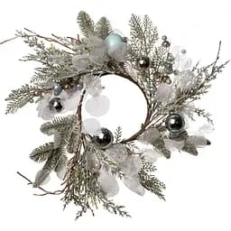 Вінок декоративний Yes! Fun з бірюзовими кулями 45 см (974762)