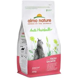 Сухий корм для котів Almo Nature Holistic Cat для виведення шерсті зі свіжим лососем 400 г (662)