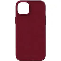 Чохол-накладка Njord Suede MagSafe Case Red для iPhone 15 Plus (NA52SU11) - мініатюра 4