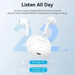 Навушники TWS Vention Elf Earbuds E02 White - мініатюра 8