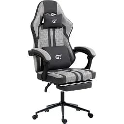 Геймерське крісло GT Racer X-2337 Fabric Gray - мініатюра 3