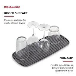 Килимок для сушки посуду KitchenAid Sinkware сірий (KEG186OHGSA) - мініатюра 5