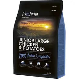 Сухий корм для цуценят і молодих собак Profine Junior Large Chicken з куркою та картоплею 3 кг