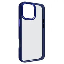 Чехол для Apple iPhone 16 Pro Max, UNIT2, синий, ударопрочный, прозрачный противоударный чехол-накладка из TPU и поликарбоната (PC), с защитными бортиками, защита всего корпуса от ударов и царапин, ArmorStandart (ARM78763)