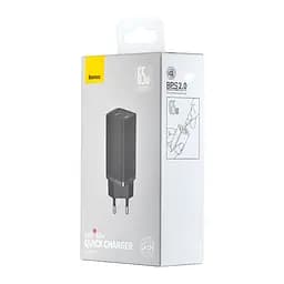 МЗП Baseus GaN2 Lite Quick ChargerC + U 65W EU Black - мініатюра 2