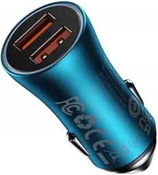 Зарядное устройство Baseus Golden Contactor Max Dual CGJM000003 60w синий