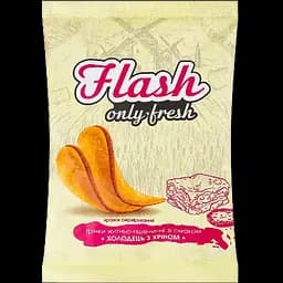 Грінки Flash житньо-пшеничні зі смаком холодцю з хріном 80 г